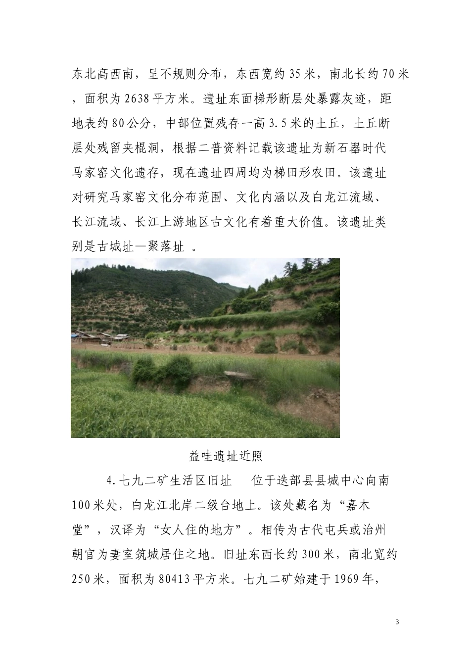 迭部县文物遗址简介49处_第3页