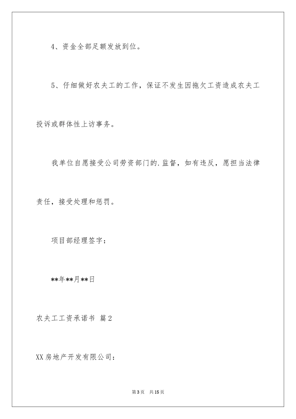 2024农民工工资承诺书_3_第3页
