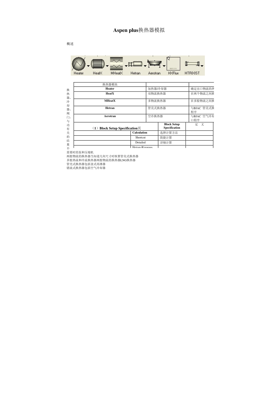 换热器模拟实例教程_第1页
