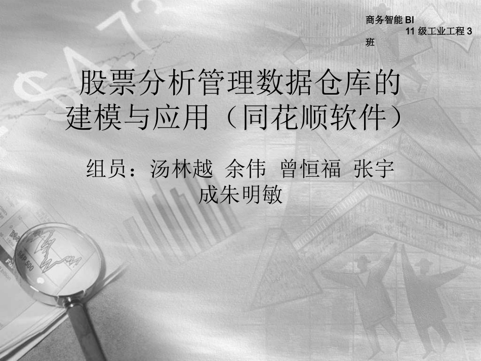 商务智能：股票分析数据仓库设计_第1页