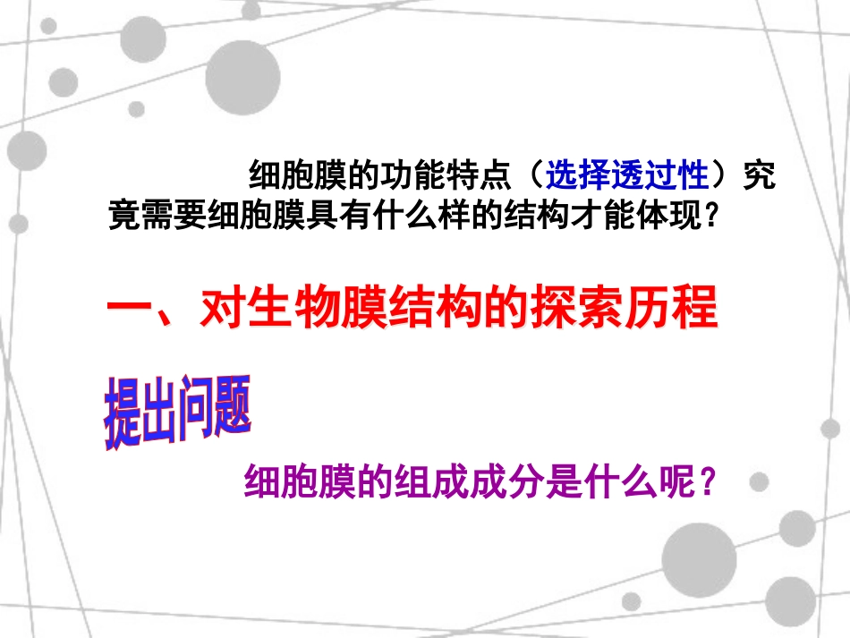 人教版教学课件流动镶嵌模型 定稿_第2页