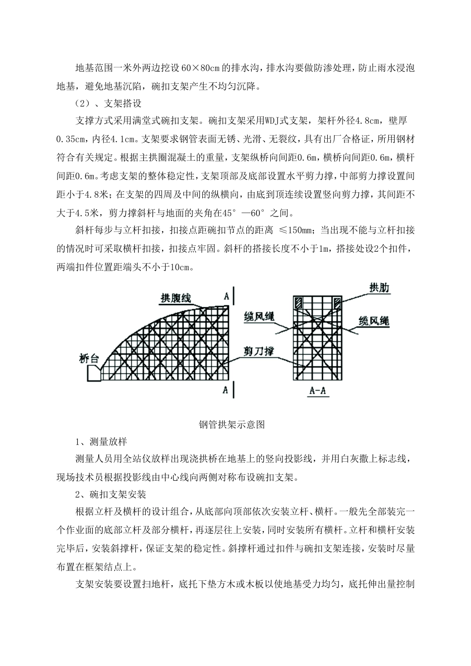 现浇砼拱圈施工方案_第2页