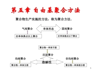 高化 第五章聚合方法