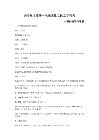 未来函数如ZIG详细剖析