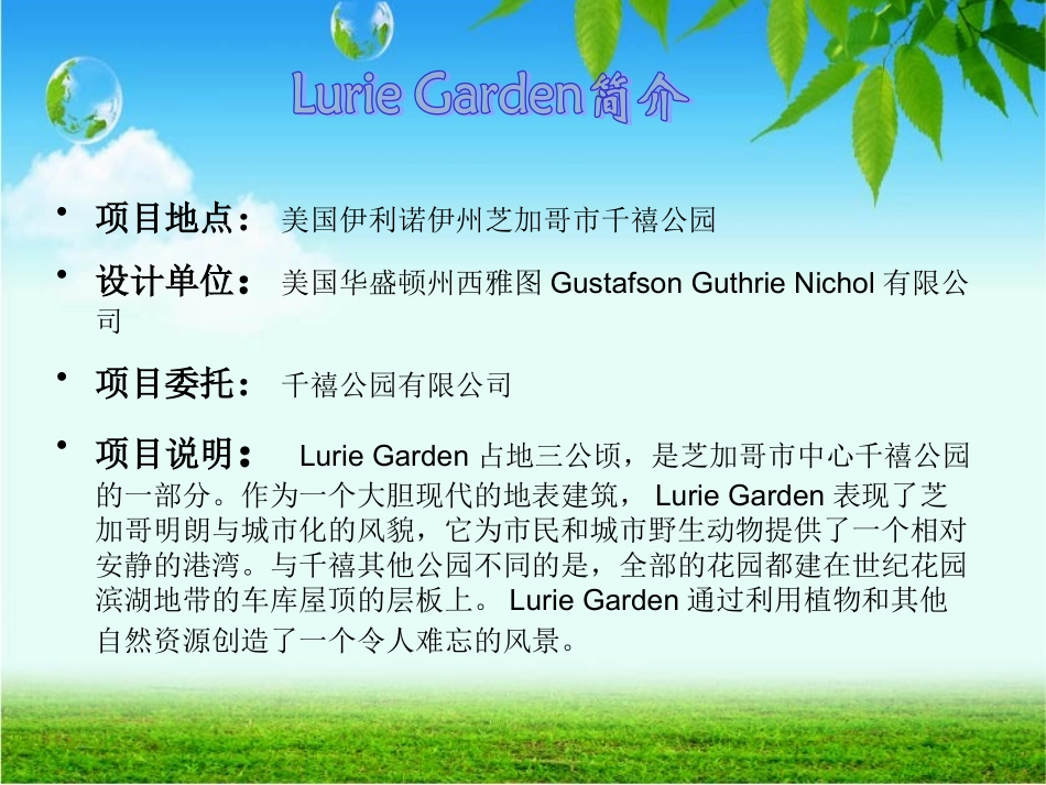 芝加哥千禧公园Luie Garden_第3页