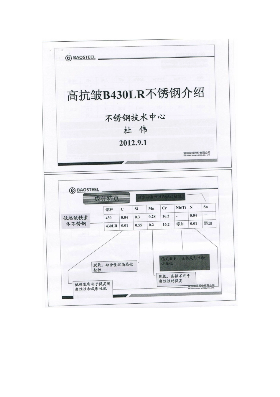 高抗皱B430LR不锈钢介绍_第1页
