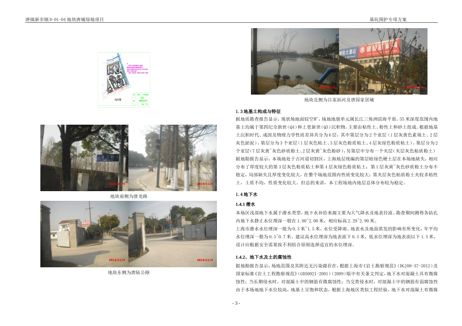 唐镇公园基坑围护方案(初稿)_第3页