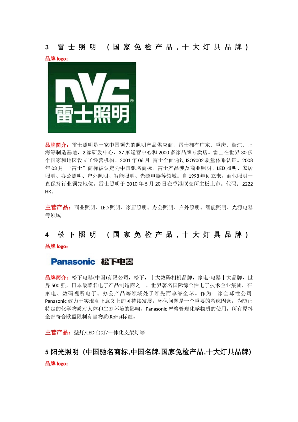 家具建材各品类十大品牌  第二部分_第2页