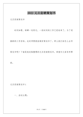 2024元旦促销策划书_4