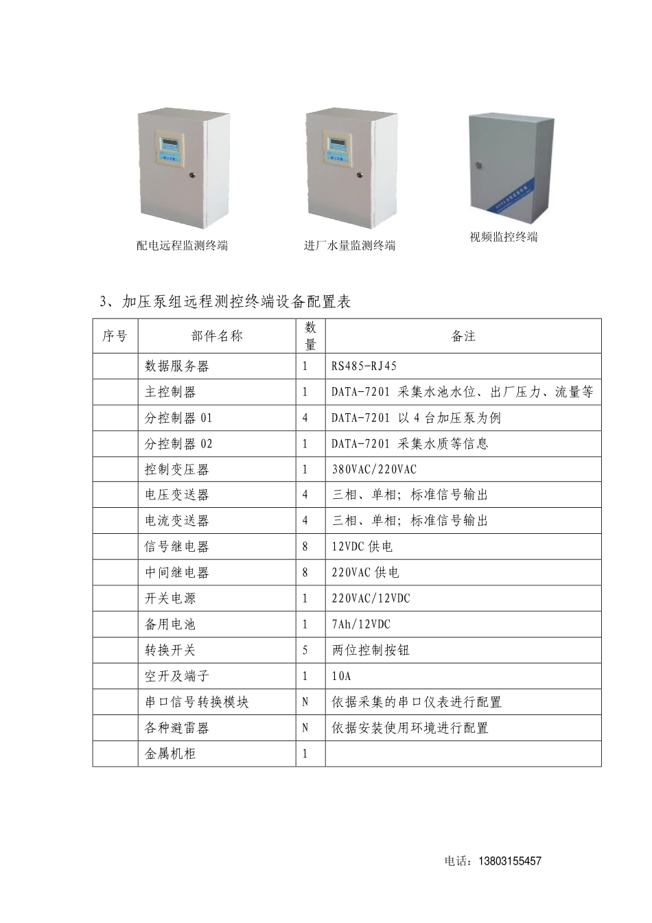水厂自动化控制(水质、流量、压力、水位监控)_第3页