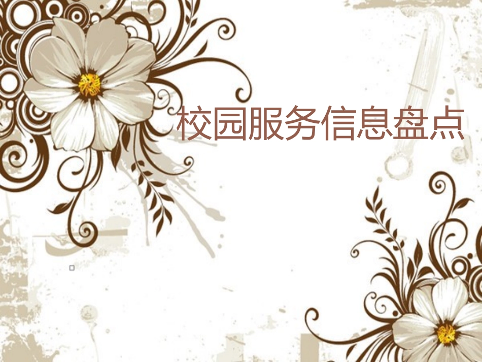复旦大学校园服务信息盘点_第1页