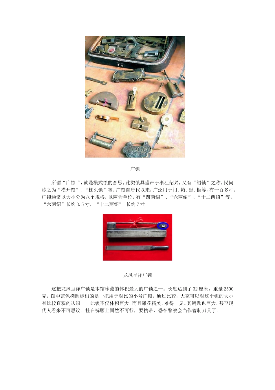 中国古锁大全(附图)_第2页