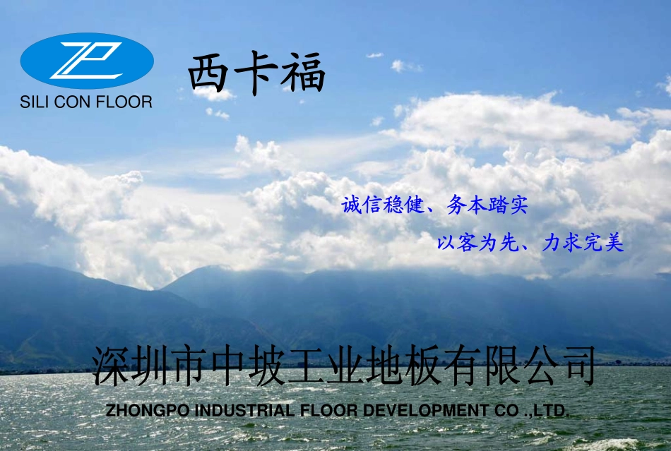 深圳市中坡工业地板西卡福_第1页