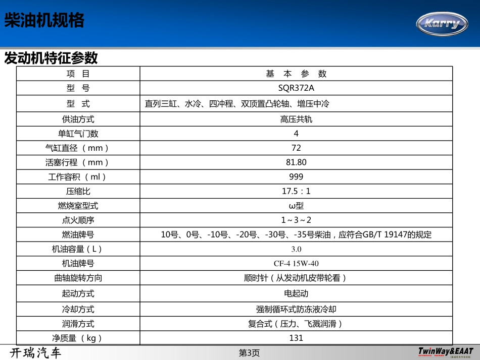 开瑞汽车柴油发动机_第3页