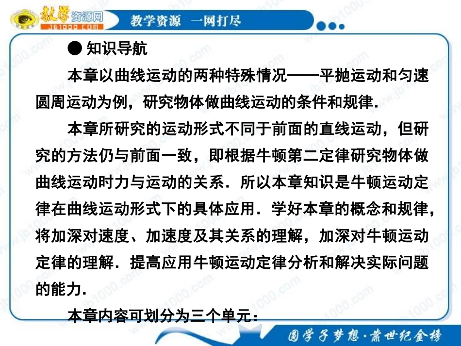 物理：5.1《 曲线运动》课件 (新人教版必修2)_第3页