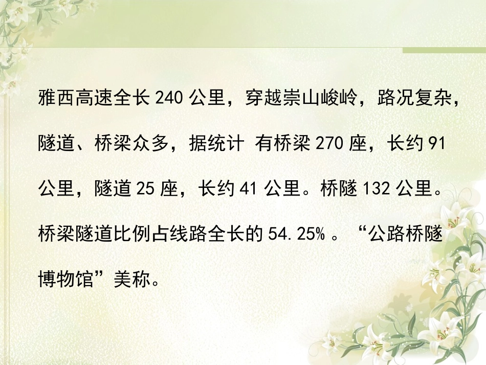 雅西高速公路安全行车_第2页