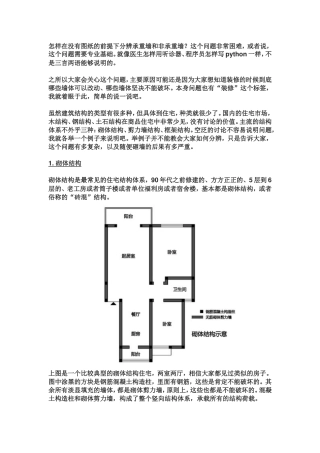分辨承重墙和非承重墙