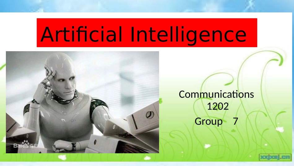 专业英语 人工智能 最终版_第1页