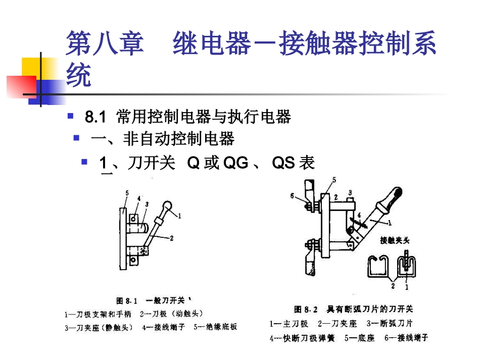 第八章  继电器-接触器控制系统08_第1页