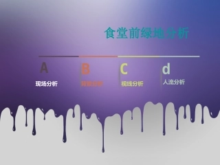 三食堂前空地分析