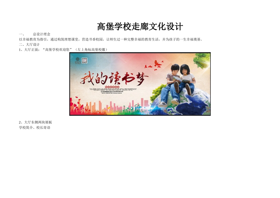 高堡学校走廊文化设计_第1页