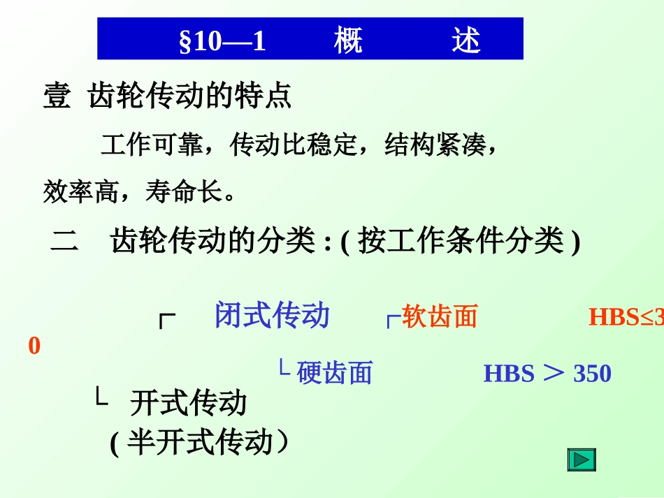 齿轮传动特点_第1页