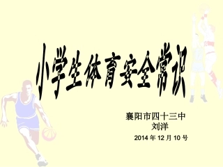 小学生体育安全常识