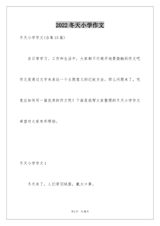 2024冬天小学作文_30