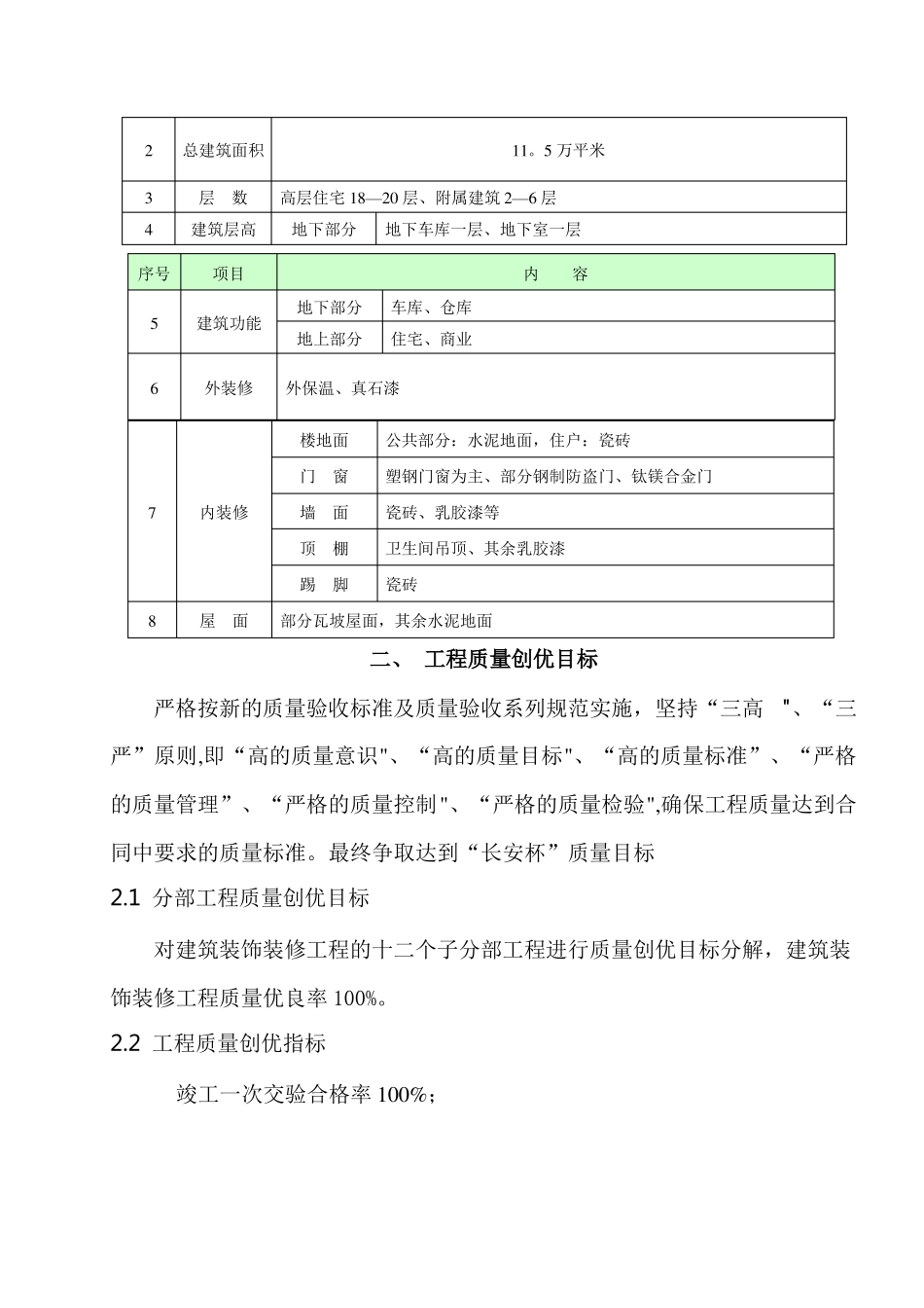 装饰装修工程质量策划方案_第3页