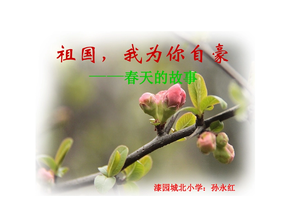 科教版六年级下册品德与社会_春天的故事_第1页