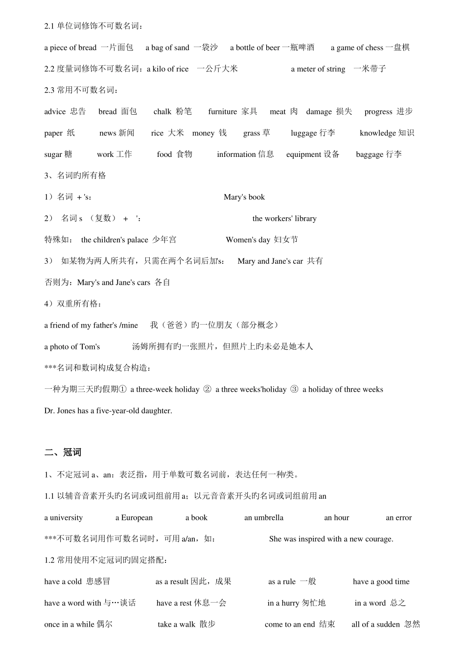 2022年专升本英语重点语法及句型_第2页