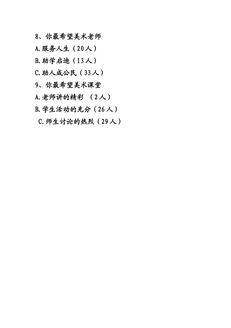关于新课改下问卷调查_第2页