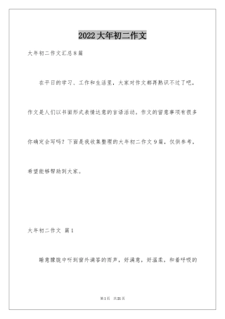 2024大年初二作文_33