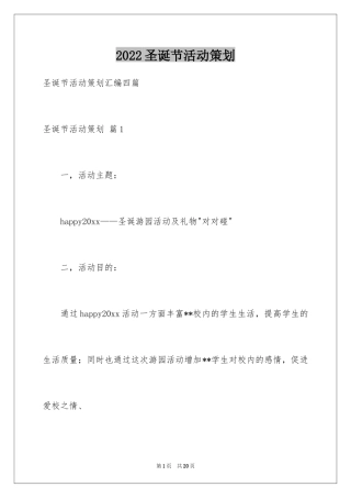 2024圣诞节活动策划_781