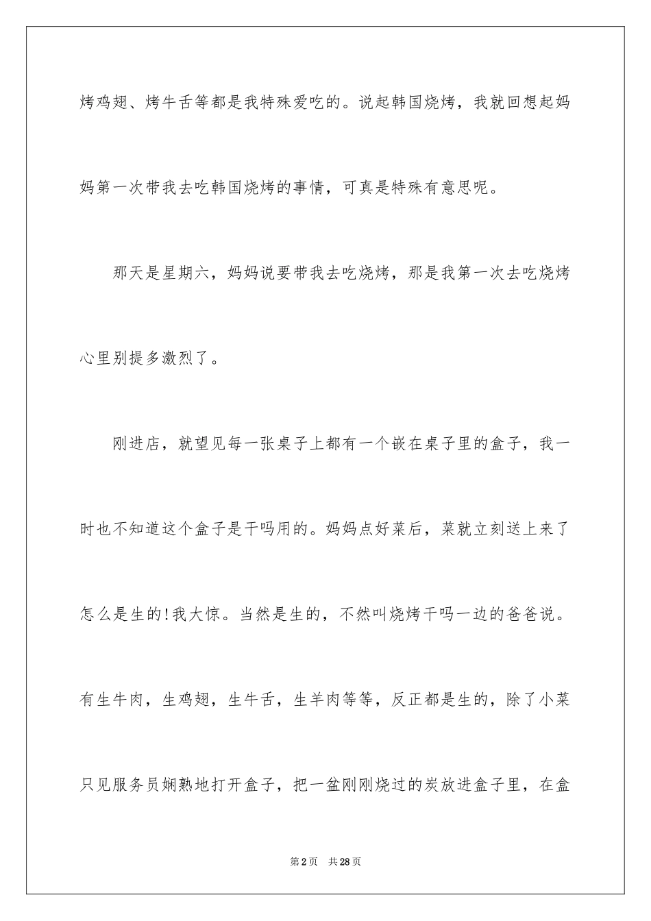 2024好吃的烧烤随笔_第2页