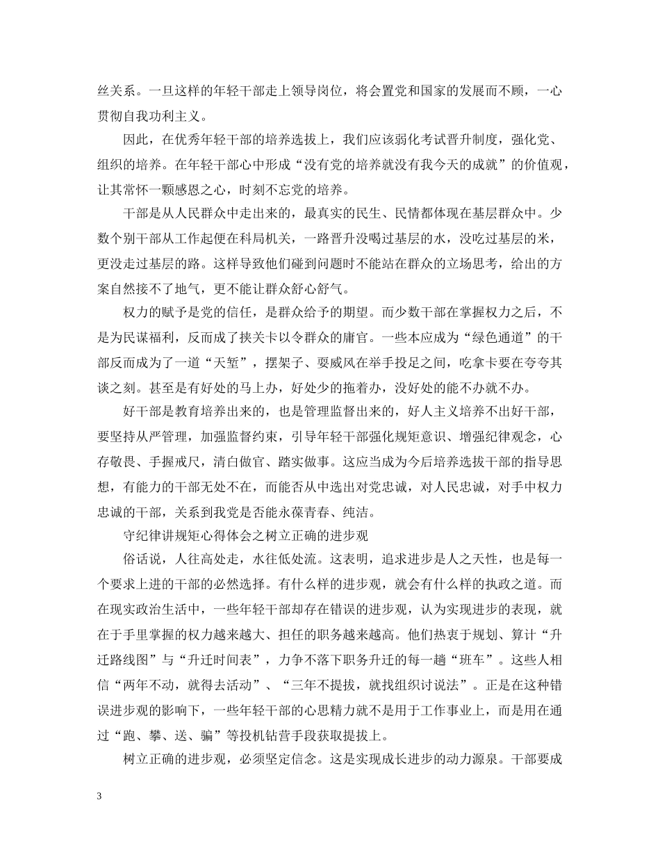 讲规矩有纪律提纲 _第3页