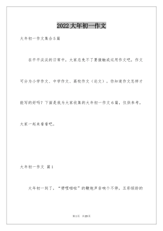 2024大年初一作文_32