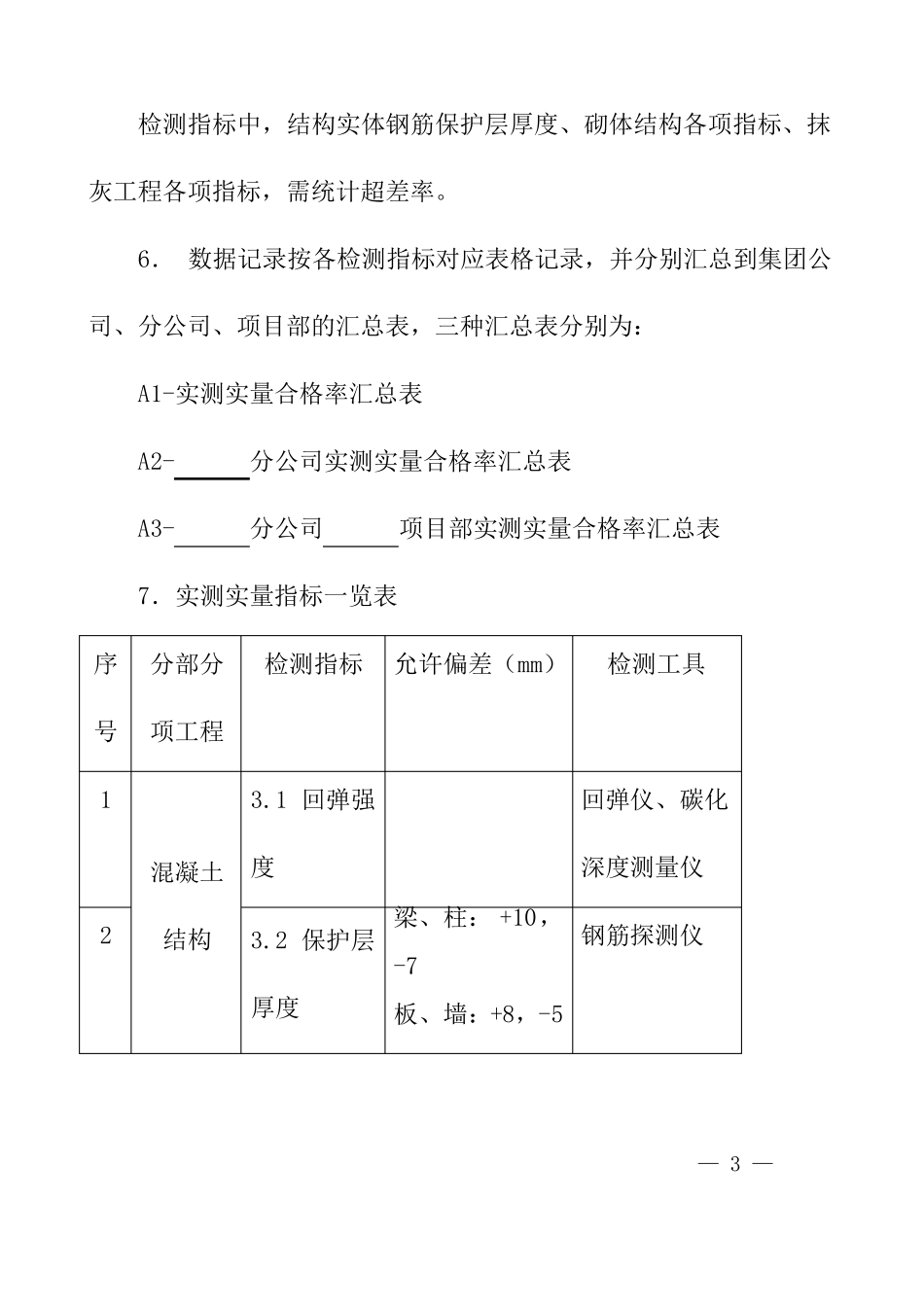 工程实测实量操作指导手册_第3页