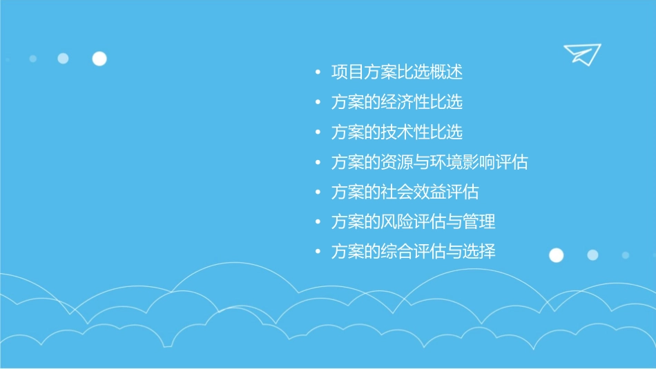 项目的方案比选与总评估课件_第2页