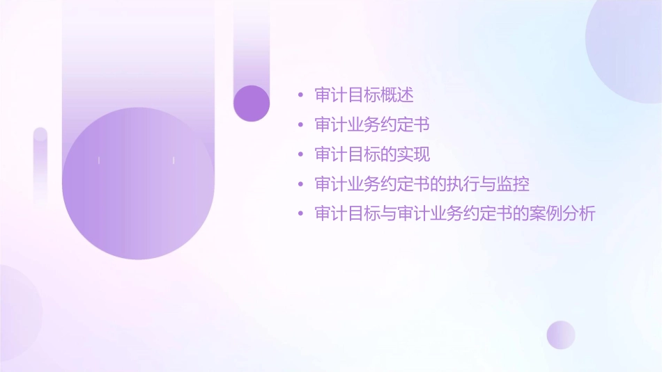 审计目标与审计业务约定书课件_第2页
