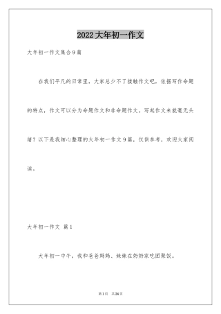 2024大年初一作文_224