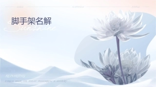 脚手架名词解释图片课件
