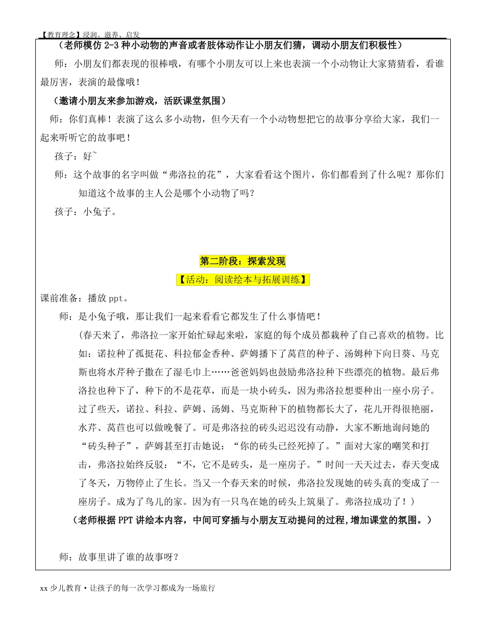 少儿创意美术-我的秘密花园——教案_第2页