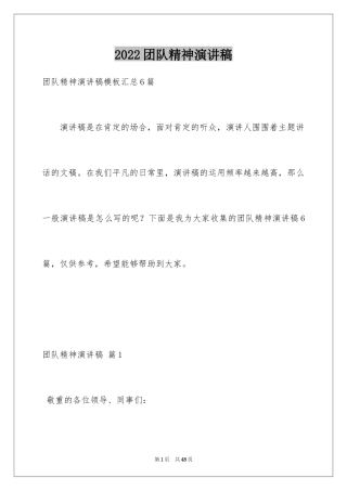 2024团队精神演讲稿_367