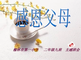 “感恩父母_拥抱亲情：主题班会课件