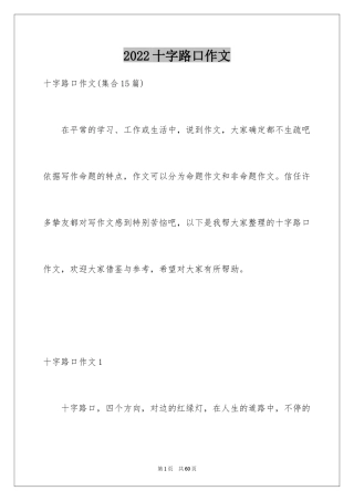 2024十字路口作文_2