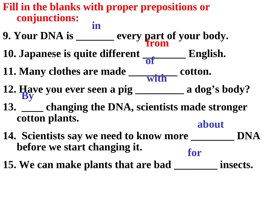 冀教版初三下册_Unit_2_DNA___Lesson_12_DidYouEverSeeaChorse_第3页