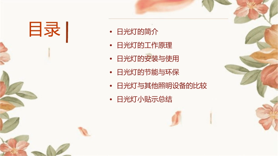 日光灯小贴示课件_第2页
