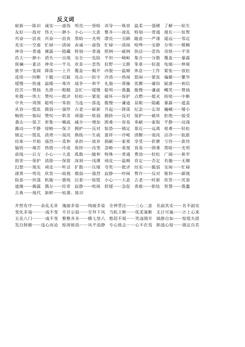 四年级下册近义词_第2页