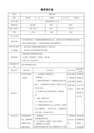 俞小群小班科学活动《蚂蚁过冬》(1)